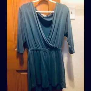 Blue Silence + Noise Romper